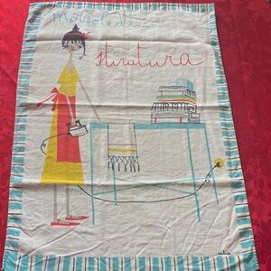 Vintage Milvia tea towel from the "Days of the Week" series